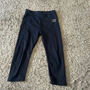 Black kids stretchy leggings